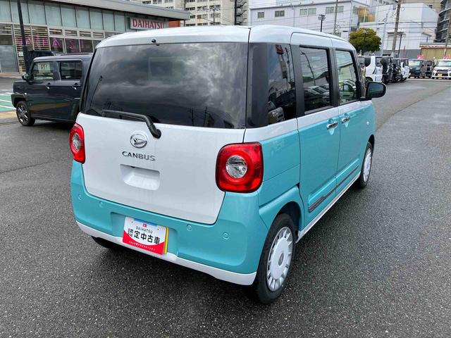 ムーヴキャンバス ストライプスＧ　点検記録簿付　プッシュスタートスマートキー　ワンオーナー　キーフリー　運転席エアバック　ＡＢＳ（8枚目）