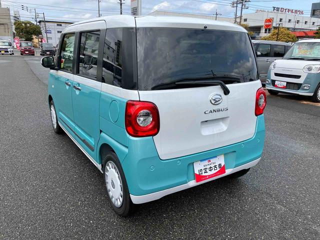 ムーヴキャンバス ストライプスＧ　点検記録簿付　プッシュスタートスマートキー　ワンオーナー　キーフリー　運転席エアバック　ＡＢＳ（9枚目）