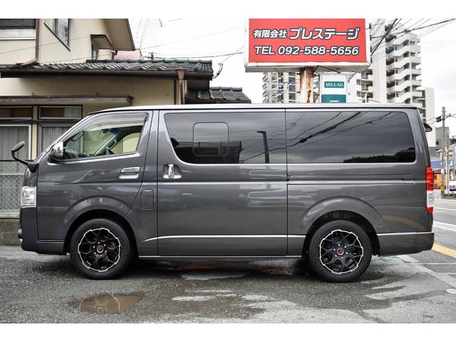 ハイエースバン ロングスーパーＧＬ　４型　３ヶ月３０００ｋｍ保証付き　ＬＥＤヘッドライト・ナビ・ＴＶ・バックモニター・社外アルミホイール付き　フロントガラス（クールベール）（4枚目）
