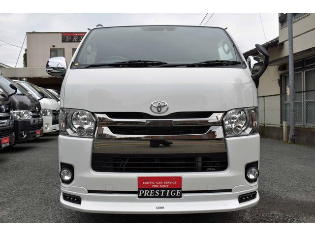 ハイエースバン スーパーＧＬ　ダークプライムＩＩ　５型　１２ヶ月２００００ｋｍ保証付き　純正ＬＥＤヘッドライト・スマートキー・ナビ・ＴＶ・バックモニター・モデリスタエアロ・トヨタセーフティーセンス・Ｗエアバック付き（3枚目）