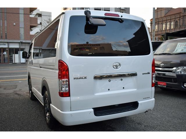 ハイエースバン スーパーＧＬ　ダークプライムＩＩ　６型　３ヵ月３０００ｋｍ保証付き　純正ＬＥＤヘッドライト・スマートキー・ナビ・ＴＶ・社外ベットキット・パワースライドドア付き（6枚目）