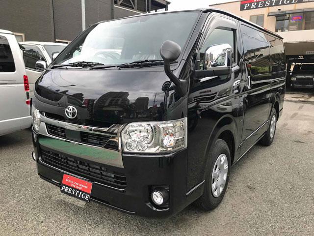 ハイエースバン スーパーＧＬ　ダークプライムＩＩ　６型・ワンオーナー・パノラミックビュー・リアモニター・ＬＥＤヘッドライト・スマートキー・ナビ・ＴＶ・バックカメラ・ＡＣ１００Ｖ付き（2枚目）