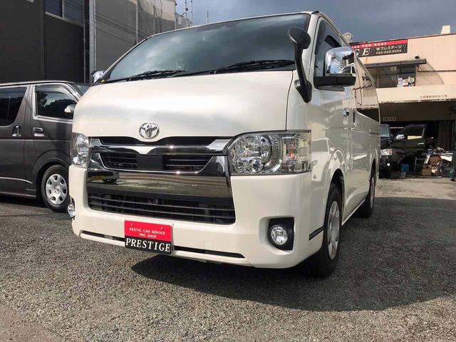 ハイエースバン スーパーＧＬ　ダークプライムＩＩ　６型・トヨタセーフティーセンス・パノラミックビューモニター・デジタルインナーミラー・ＬＥＤヘッドライト・スマートキー・ナビ・ＴＶ・バックカメラ付き（2枚目）