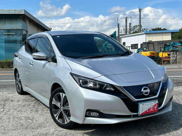 リーフ Ｘ　シートヒーター　ステアリングヒーター　プロパイロット　デジタルミラー　バックカメラ　ＥＴＣ　禁煙車　純正ナビＴＶ（2枚目）