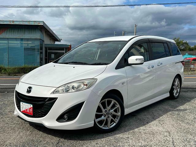 プレマシー ２０Ｓ　プレステージスタイルＩＩ　両側電動スライドドア　車検２年　社外ナビＴＶ　Ｂｌｕｅｔｏｏｔｈオーディオ　ＥＴＣ　純正１７インチアルミホイール　ハーフレザーシート（5枚目）