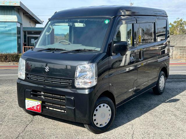 エブリイ ジョインターボ　リア修復バックドア交換歴　純正５速　ナビＴＶ　ドラレコ　パワーウィンドウ　キーレス　ブラックカラー（3枚目）