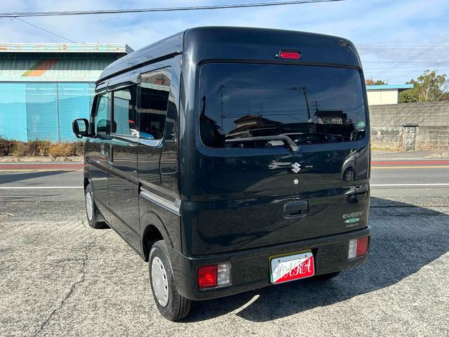エブリイ ジョインターボ　リア修復バックドア交換歴　純正５速　ナビＴＶ　ドラレコ　パワーウィンドウ　キーレス　ブラックカラー（4枚目）