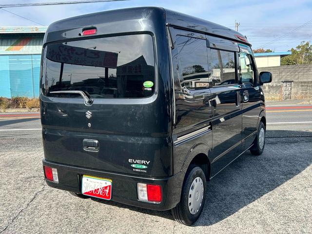 エブリイ ジョインターボ　リア修復バックドア交換歴　純正５速　ナビＴＶ　ドラレコ　パワーウィンドウ　キーレス　ブラックカラー（5枚目）