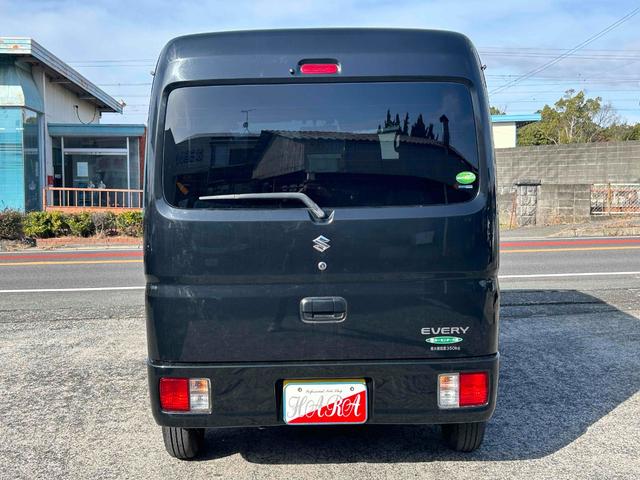 エブリイ ジョインターボ　リア修復バックドア交換歴　純正５速　ナビＴＶ　ドラレコ　パワーウィンドウ　キーレス　ブラックカラー（7枚目）