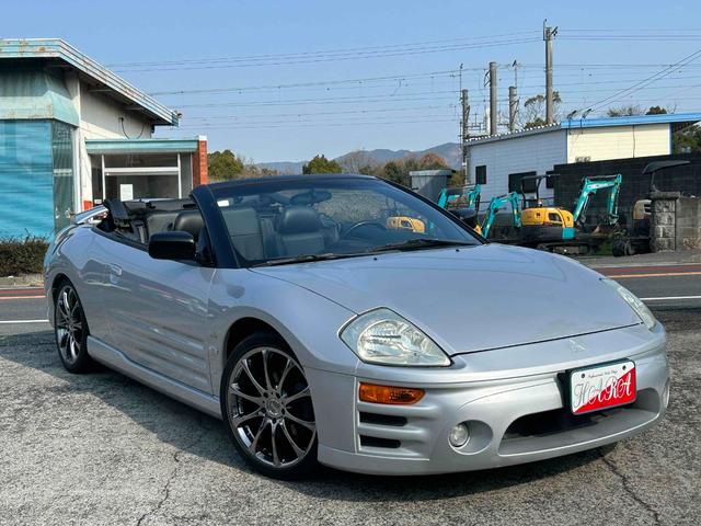 エクリプススパイダー ＧＴＳ　電動オープンＯＫ　社外ナビ　フルセグＴＶ　キーレスキー　走行５５０００Ｋｍ　修復歴無車　ローダウン（2枚目）