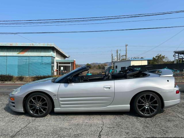 エクリプススパイダー ＧＴＳ　電動オープンＯＫ　社外ナビ　フルセグＴＶ　キーレスキー　走行５５０００Ｋｍ　修復歴無車　ローダウン（6枚目）