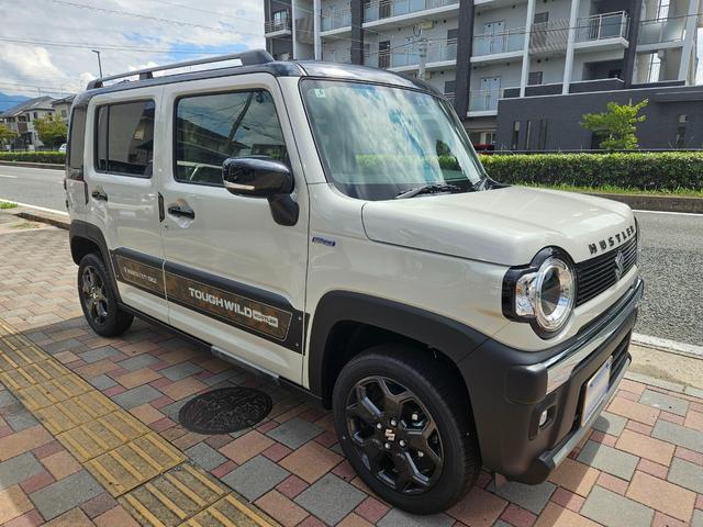 ハスラー タフワイルド　届出済未使用車　スズキセーフティサポート　オフロードＳｔｙｌｅサイドデカール　アダプティブクルーズコントロール　ＬＥＤヘッドライト　１５インチＡＷ（2枚目）