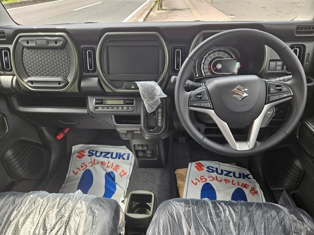ハスラー タフワイルド　届出済未使用車　スズキセーフティサポート　オフロードＳｔｙｌｅサイドデカール　アダプティブクルーズコントロール　ＬＥＤヘッドライト　１５インチＡＷ（3枚目）