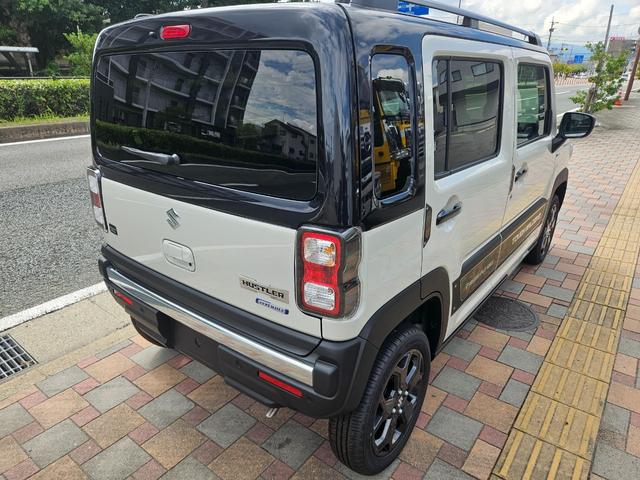 ハスラー タフワイルド　届出済未使用車　スズキセーフティサポート　オフロードＳｔｙｌｅサイドデカール　アダプティブクルーズコントロール　ＬＥＤヘッドライト　１５インチＡＷ（4枚目）