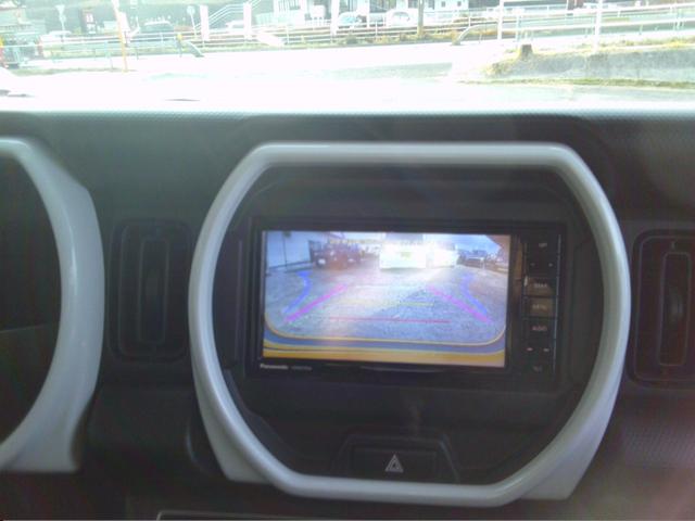 ハスラー ハイブリッドＧ　レーダーブレーキサポート　後退時ブレーキサポート　純正ナビゲーション　フルセグＴＶ　ブルーテュース　バックカメラ　アイドリングストップ　シートヒーター　１オーナー（13枚目）