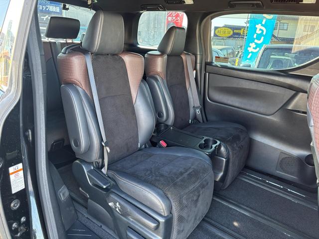 アルファード ２．５Ｓ　Ａパッケージ　タイプブラック　ワンオーナー・禁煙車・両側パワースライドドア・メモリーナビ　フルセグ・バックカメラ　アルパインビッグフリップダウンモニタ　　ＬＥＤ　　純正アルミ　クルコン　ＥＴＣ（18枚目）