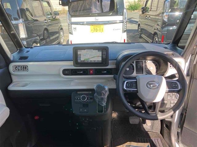 ムーヴキャンバス ストライプスGターボ ワンオーナー ドライブレコーダー ETC バックカメラ 両側電動スライドドア ナビ TV クリアランスソナー オートクルーズコントロール 衝突被害軽減システム オートライト LEDヘッドランプ(2枚目)