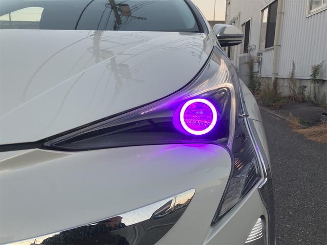 プリウス Ｓセーフティプラス　ドライブレコーダー　ＥＴＣ　クリアランスソナー　レーンアシスト　オートクルーズコントロール　パークアシスト　衝突被害軽減システム　バックカメラ　ナビ　ＴＶ　アルミホイール　オートマチックハイビーム（33枚目）