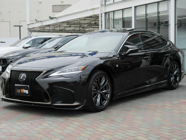 ｌｓ レクサス ｌｓ５００ ｆスポーツ ｍｃ後現行モデル 登録済未使用車 ムーンルーフ マークレビンソン３ｄサウンド ｔｒｄフロントスポイラー サイドスカート ディフューザー マフラー ミラーカバー リヤスポイラー ｌｓプレミアムセット 福岡県 ｌｓ５００ ｆ