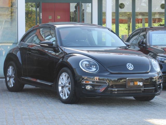 ザ・ビートル デザインマイスター　レザーシートＰＫＧ　レザーシート　スポーツシート　シートヒーター　１７インチＡＷ　Ｖｏｌｋｓｗａｇｅｎ純正ナビゲーション（７１６ＳＤＣＷ）　ブラインドスポットディテクション　リアビューカメラ（3枚目）