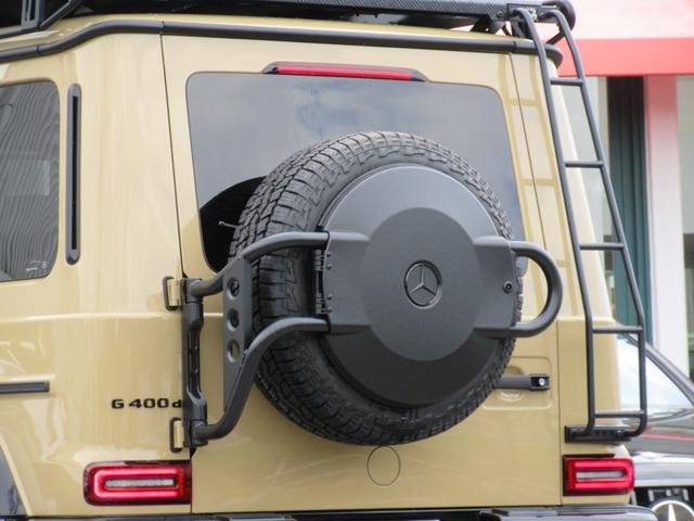 Gクラス G400d プロフェッショナルエディション 限定50台(左H/デザートサンド) プロフェッショナルルーフラック&ラダー&スペアタイヤホルダー AMGナイトPKG AMGナイトPKGII 1オーナー車(22枚目)