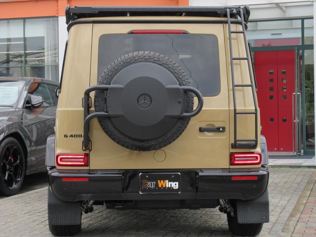 Gクラス G400d プロフェッショナルエディション 限定50台(左H/デザートサンド) プロフェッショナルルーフラック&ラダー&スペアタイヤホルダー AMGナイトPKG AMGナイトPKGII 1オーナー車(24枚目)