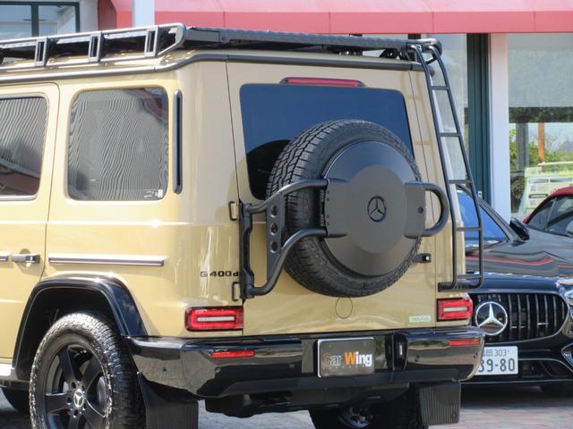 Ｇクラス Ｇ４００ｄ　プロフェッショナルエディション　限定５０台（左Ｈ／デザートサンド）　プロフェッショナルルーフラック＆ラダー＆スペアタイヤホルダー　ＡＭＧナイトＰＫＧ＆ナイトＰＫＧＩＩ　純正デジタルインナーミラー（20枚目）