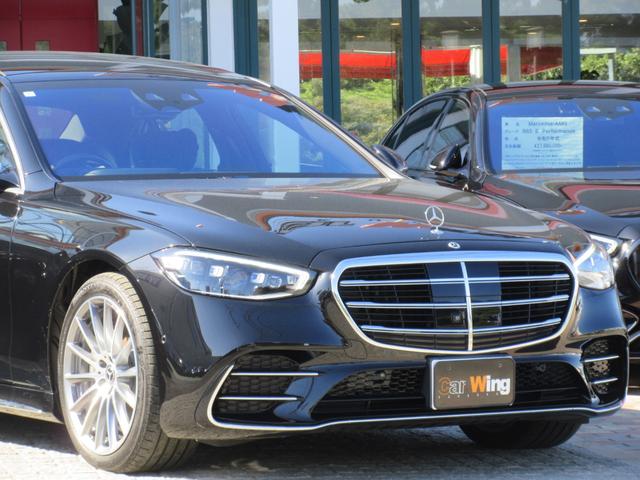 Sクラス S450d 4マチック AMGラインパッケージ 1オーナー AMGラインPKG レザーエクスクルーシブPKG ドライバーズPKG パノラミックスライディングルーフ Burmester AMG20インチAW リアアクスルステアリング ナッパレザー(4枚目)