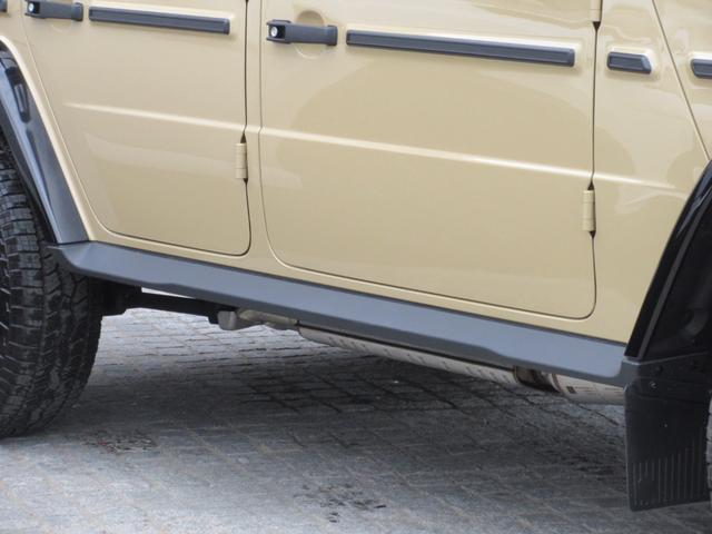 Gクラス G400d プロフェッショナルエディション 限定200台(右H/デザートサンド) プロフェッショナルルーフラック&ラダー&スペアタイヤホルダー AMGナイトPKG AMGナイトPKGII(9枚目)