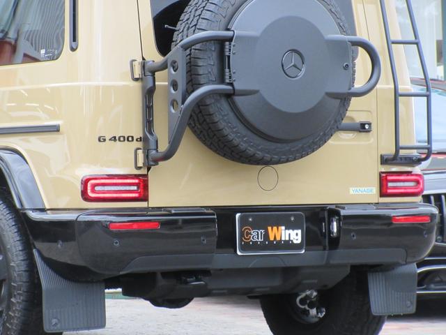 Gクラス G400d プロフェッショナルエディション 限定200台(右H/デザートサンド) プロフェッショナルルーフラック&ラダー&スペアタイヤホルダー AMGナイトPKG AMGナイトPKGII(22枚目)
