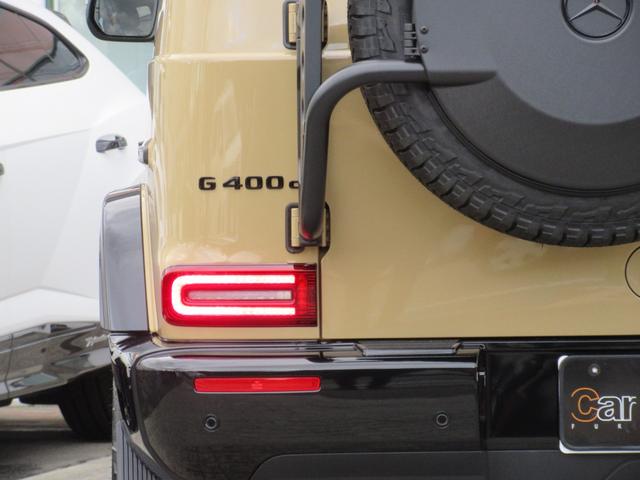Gクラス G400d プロフェッショナルエディション 限定200台(右H/デザートサンド) プロフェッショナルルーフラック&ラダー&スペアタイヤホルダー AMGナイトPKG AMGナイトPKGII(24枚目)