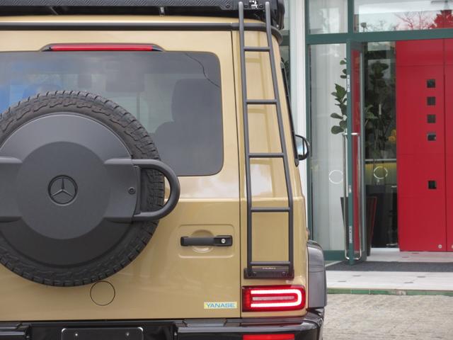 Gクラス G400d プロフェッショナルエディション 限定200台(右H/デザートサンド) プロフェッショナルルーフラック&ラダー&スペアタイヤホルダー AMGナイトPKG AMGナイトPKGII(25枚目)