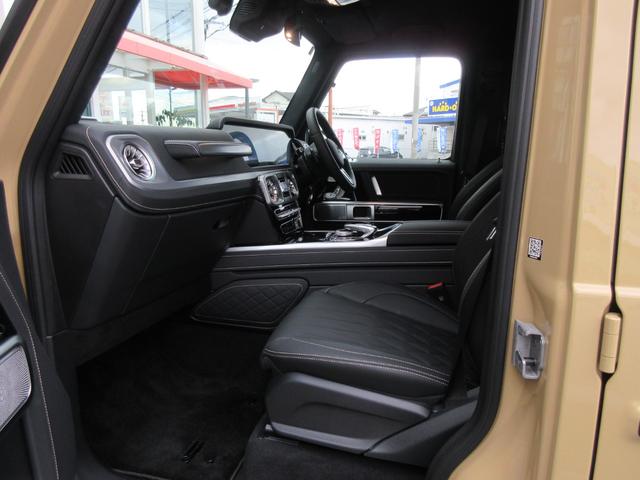 Gクラス G400d プロフェッショナルエディション 限定200台(右H/デザートサンド) プロフェッショナルルーフラック&ラダー&スペアタイヤホルダー AMGナイトPKG AMGナイトPKGII(39枚目)