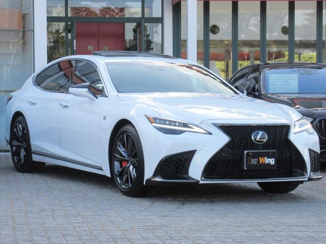 ＬＳ ＬＳ５００　Ｆスポーツ　１オーナー　ムーンルーフ　オレンジキャリパー　２０インチＡＷ　三眼ＬＥＤヘッドライト　本革＆ウルトラスエードスポーツシート　シートヒーター＆ベンチレーション　デジタルインナーミラー（3枚目）