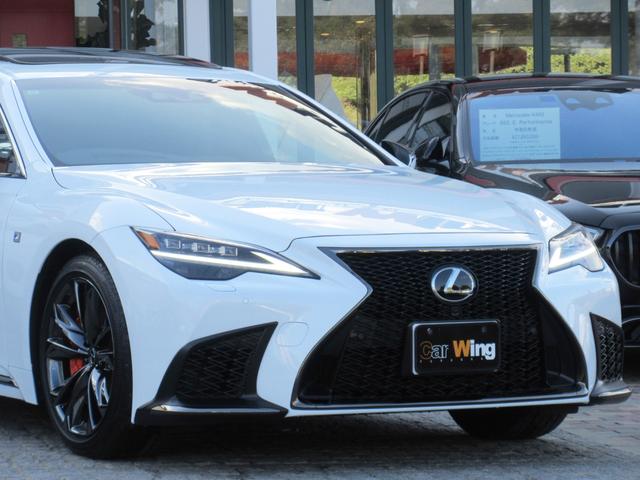 ＬＳ ＬＳ５００　Ｆスポーツ　１オーナー　ムーンルーフ　オレンジキャリパー　２０インチＡＷ　三眼ＬＥＤヘッドライト　本革＆ウルトラスエードスポーツシート　シートヒーター＆ベンチレーション　デジタルインナーミラー（4枚目）