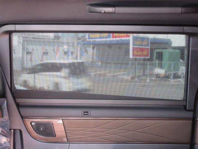 ヴェルファイアハイブリッド エグゼクティブラウンジ　モデリスタエアロ　左右独立ムーンルーフ　寒冷地仕様　スペアタイヤ　ＪＢＬプレミアムサウンド　１４インチリヤエンターテイメント　プレミアムナッパ本革シート　シートヒーター＆ベンチレーション（38枚目）