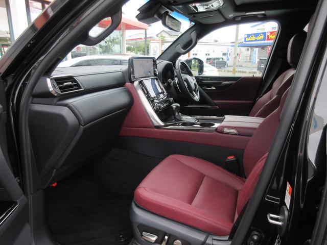 ＬＸ６００　マークレビンソン　ムーンルーフ　ルーフレール　クールボックス　三眼ＬＥＤヘッドライト　デジタルインナーミラー　セミアニリン本革シート　シートヒーター＆ベンチレーション　パノラミックビューモニター（画像37）