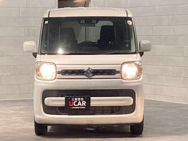 スペーシア ハイブリッドＧ　スマートキー　プッシュスタート　両面スライドドア　サイドエアＢ　パワーウインド　ベンチシ－ト　スマートキー・プッシュスタート　盗難警報装置　エネチャージ　Ｗエアバッグ　横滑防止装置　エアバック　ＡＣ（7枚目）