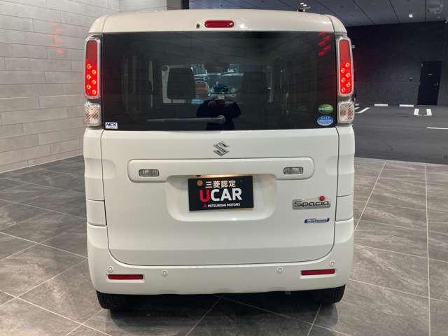 スペーシア ハイブリッドＧ　スマートキー　プッシュスタート　両面スライドドア　サイドエアＢ　パワーウインド　ベンチシ－ト　スマートキー・プッシュスタート　盗難警報装置　エネチャージ　Ｗエアバッグ　横滑防止装置　エアバック　ＡＣ（10枚目）