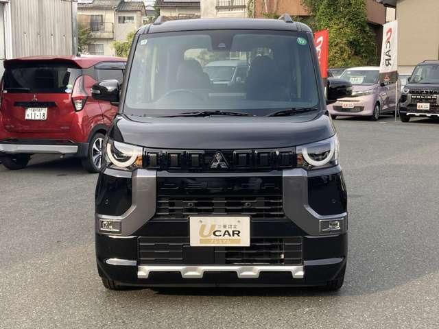 デリカミニ T プレミアム 元サービスカー/禁煙車/ワンオーナー LEDランプ クルコン キーレスエントリー ABS 禁煙 エアバッグ パワステ ベンチシート オートエアコン ターボ車 フロントカメラ バックカメラ サイドカメラ(3枚目)