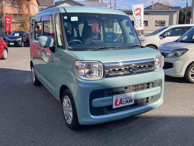 スペーシア ハイブリッドＸ　ナビ　バックカメラ　全方位モニター　デュアルセンサーブレーキＳ　両側パワードア　コーナーセンサ　禁煙　スマートエントリー　シ－トヒ－タ－　ｉ－ｓｔｏｐ　フリーキー　イモビライザー　サイドエアバック（12枚目）