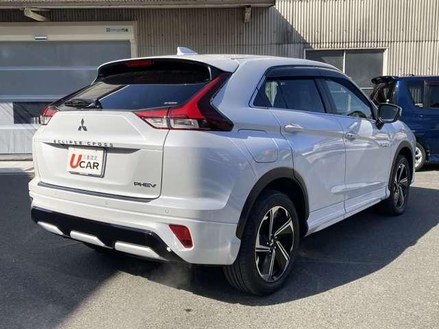 エクリプスクロスＰＨＥＶ Ｐ　ナビ／ドライブレコーダー／ワンオーナー　スマ－トキ－　衝突軽減ブレーキシステム　Ｒカメラ　寒冷地　アイドリングストップ　パワーシート　４ＷＤ　クリアランスソナー　禁煙車　盗難防止システム　クルコン（6枚目）