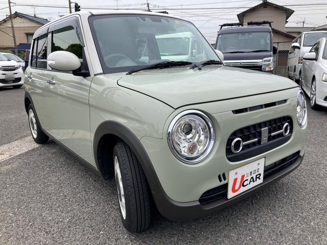 アルトラパン Ｘ　運転席助手席エアバッグ　ＡＢＳ　衝突軽減Ｂ　横滑り防止　車線逸脱警報システム　コーナーソナー　メモリーナビ　バックカメラ　ドライブレコーダー　ＥＴＣ車載器　セキュリティ　点検記録簿　社用車（3枚目）