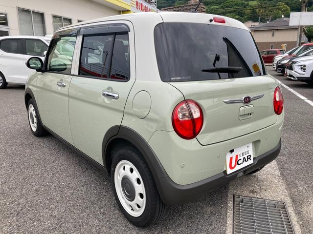 アルトラパン Ｘ　運転席助手席エアバッグ　ＡＢＳ　衝突軽減Ｂ　横滑り防止　車線逸脱警報システム　コーナーソナー　メモリーナビ　バックカメラ　ドライブレコーダー　ＥＴＣ車載器　セキュリティ　点検記録簿　社用車（7枚目）