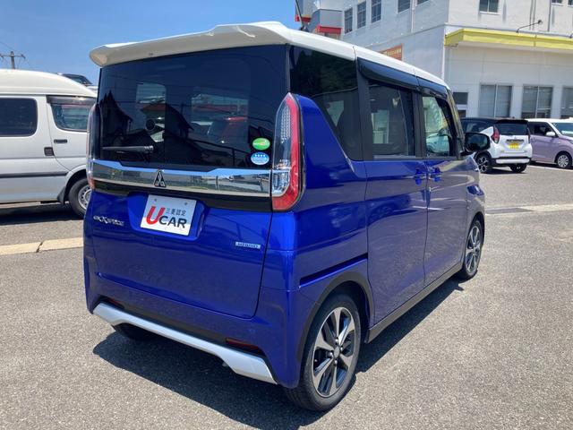 ｅＫクロススペース Ｇ　Ｗエアバック　カーテンエアバッグ　ＡＢＳ　衝突軽減ブレーキ　車線逸脱警報装置　横滑り防止装置　アラウンドビューモニター　オートマチックハイビーム　Ｒカメラ　イモビライザー　記録簿　１オーナー（14枚目）