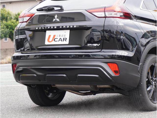 エクリプスクロスＰＨＥＶ ブラックエディション　アラウンドビューモニター　クリアランスソナー　サイドエアバッグ　スマートキー　ＬＥＤヘッドライト　シートヒーター　フルセグＴＶ　アダプティブクルーズコントロール　フルオートエアコン　誤発進抑制（23枚目）