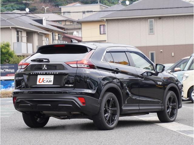 エクリプスクロスＰＨＥＶ ブラックエディション　アラウンドビューモニター　クリアランスソナー　サイドエアバッグ　スマートキー　ＬＥＤヘッドライト　シートヒーター　フルセグＴＶ　アダプティブクルーズコントロール　フルオートエアコン　誤発進抑制（24枚目）