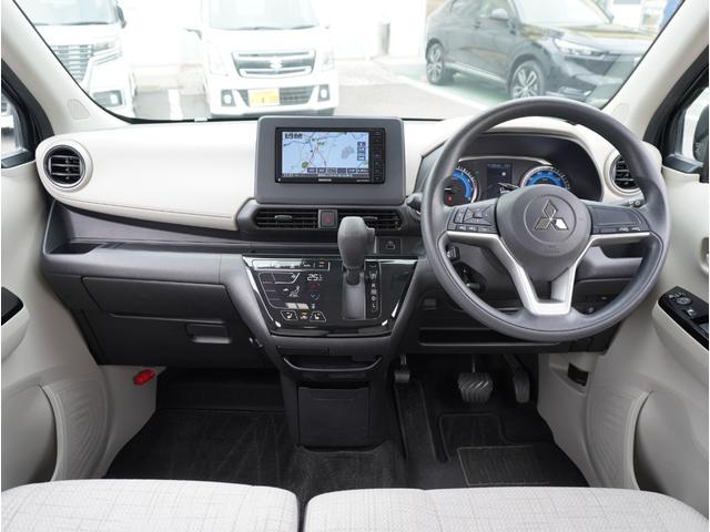 ｅＫワゴン Ｇ　ＤＶＤ　衝突軽減ブレーキ　前席シートヒーター　フルセグＴＶ　クリアランスソナー　ＥＴＣ　ナビＴＶ　スマートキー　アイドリングストップ　ベンチシート　オートエアコン　ミュージックプレイヤー接続可　ＡＢＳ（2枚目）