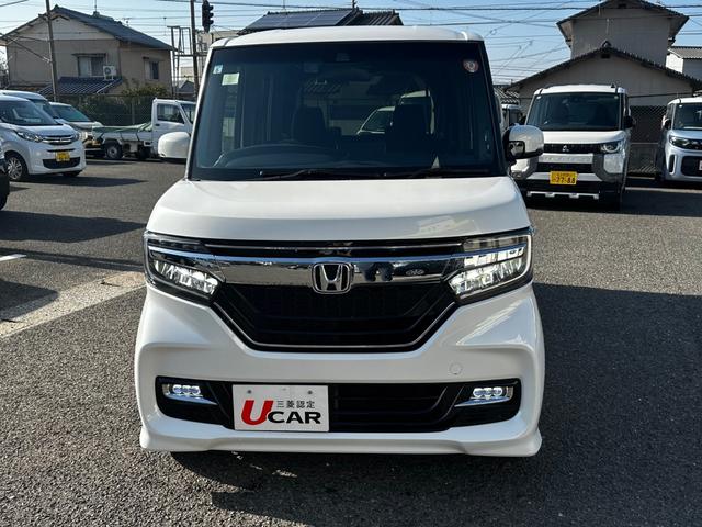 Ｎ－ＢＯＸカスタム Ｇ・Ｌホンダセンシング　ドライブレコーダー付　ベンチＳ　パワーウインドー　レーダクルーズ　Ｂモニタ　横滑防止　スマートキープッシュスタート　フルセグ地デジＴＶ　車線逸脱　運転席エアバッグ　ＡＵＴＯエアコン　ＥＴＣ付き　アルミ（4枚目）