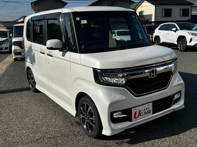 Ｎ－ＢＯＸカスタム Ｇ・Ｌホンダセンシング　ドライブレコーダー付　ベンチＳ　パワーウインドー　レーダクルーズ　Ｂモニタ　横滑防止　スマートキープッシュスタート　フルセグ地デジＴＶ　車線逸脱　運転席エアバッグ　ＡＵＴＯエアコン　ＥＴＣ付き　アルミ（19枚目）